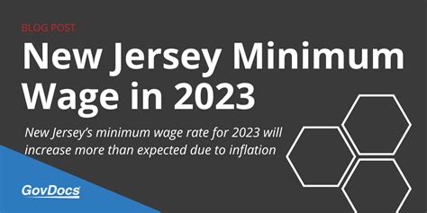minimum wage in nj 2023 projections